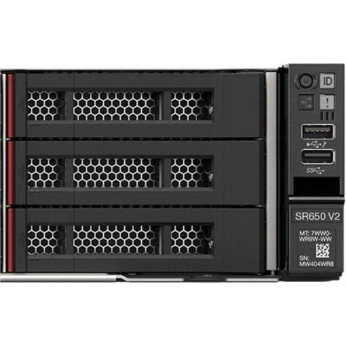 Lenovo ThinkSystem SR650 V2 7Z73A03LNA 2U Rack Server - 1 Xeon Silver 4310 2.10 GHz - 32 GB RAM - Serial ATA/600, 12Gb/s SAS Controller