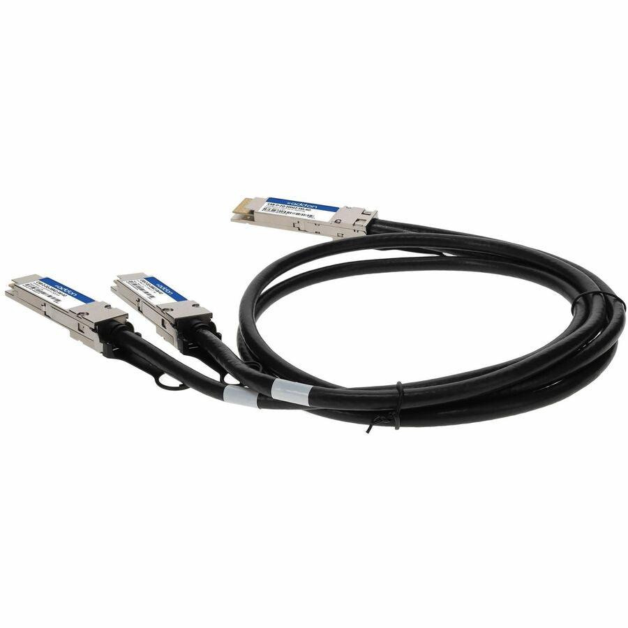 AddOn Arista Networks CAB-D-2Q-200G-2-5M Compatible TAA Compliant 200GBase-CU QSFP-DD 200G to 2xQSFP28 100G NRZ Direct Attach Cable (Passive Twinax, 2.5m)