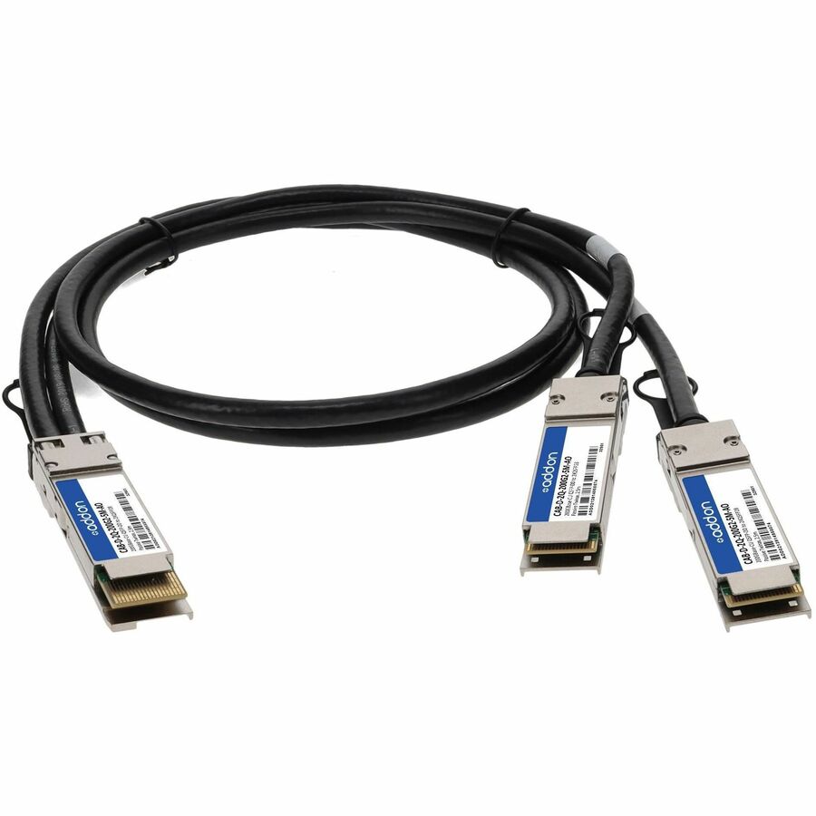AddOn Arista Networks CAB-D-2Q-200G-2-5M Compatible TAA Compliant 200GBase-CU QSFP-DD 200G to 2xQSFP28 100G NRZ Direct Attach Cable (Passive Twinax, 2.5m)