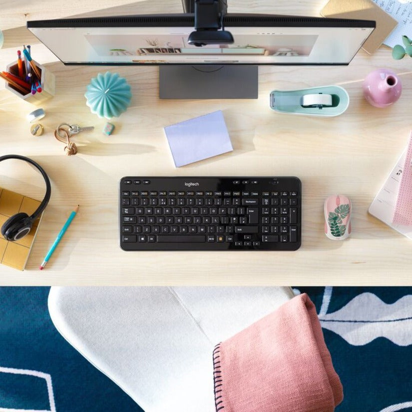 Logitech Design Collection Limited Edition Wireless Mouse with Colorful Designs - USB Unifying Receiver, 12 months AA Battery Life, Portable & Lightweight, Easy Plug & Play with Universal Compatibility - CHIRPY BIRD