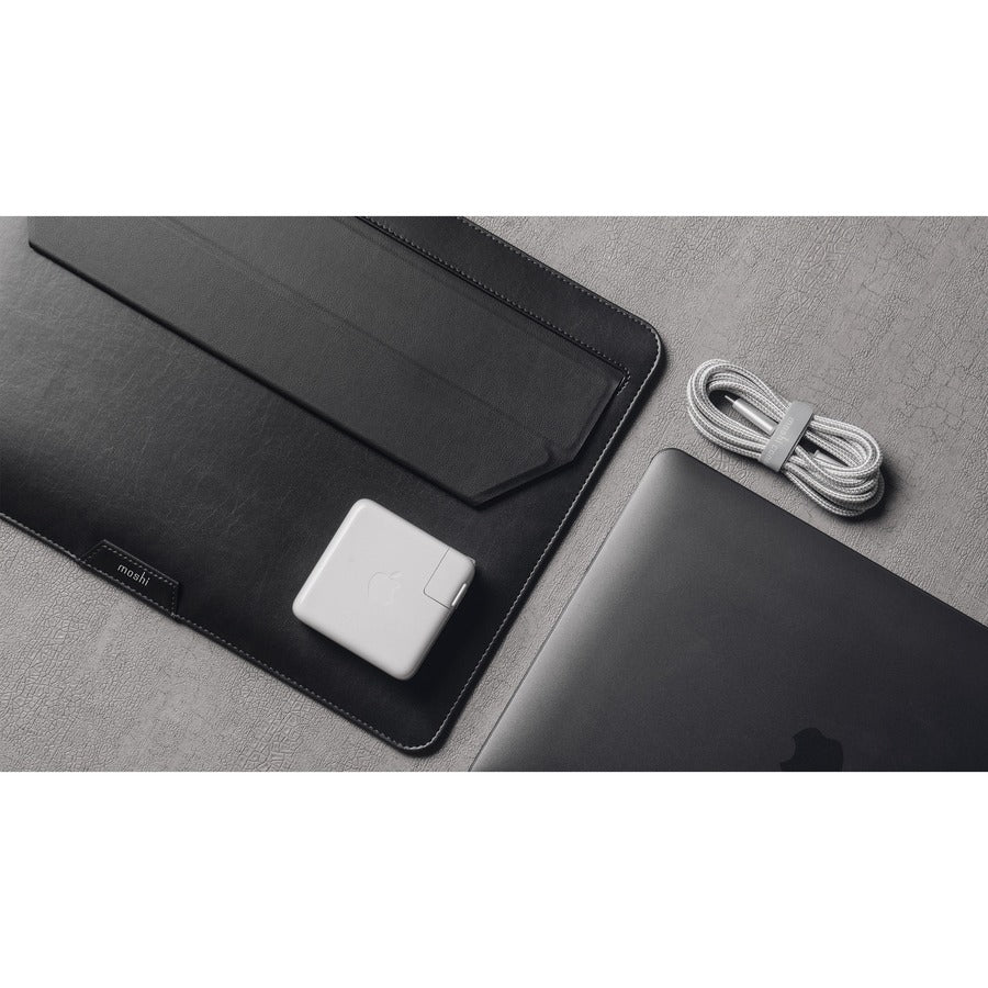 Moshi Muse Carrying Case (Sleeve) for 13" Notebook - Jet Black