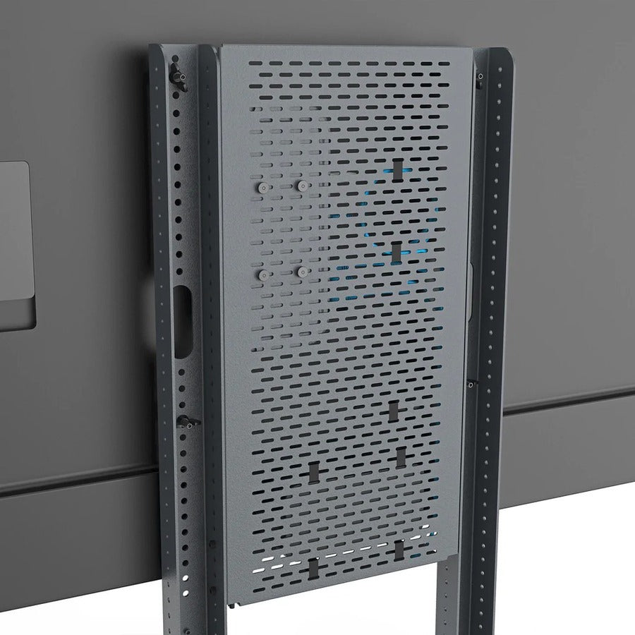 Heckler Design Mounting Panel for Power Strip, PTZ Camera, Display Screen - Black Gray