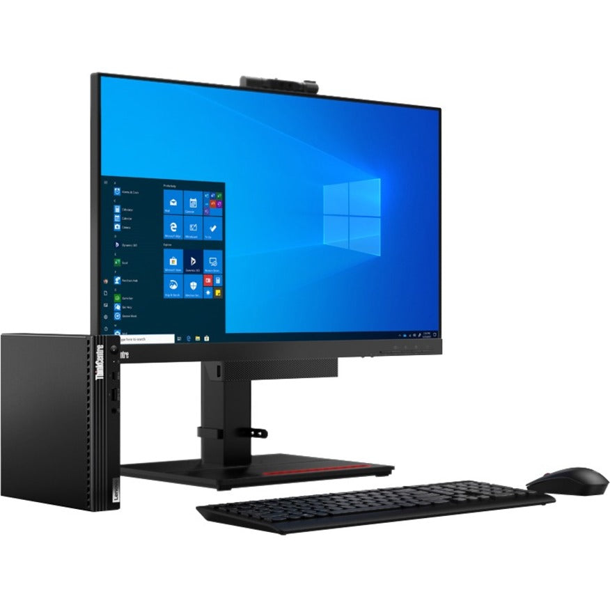 Lenovo ThinkCentre M75q Gen 2 11JJ007TUS Desktop Computer - AMD Ryzen 5 PRO 4650GE - 8 GB - 256 GB SSD - Tiny - Raven Black