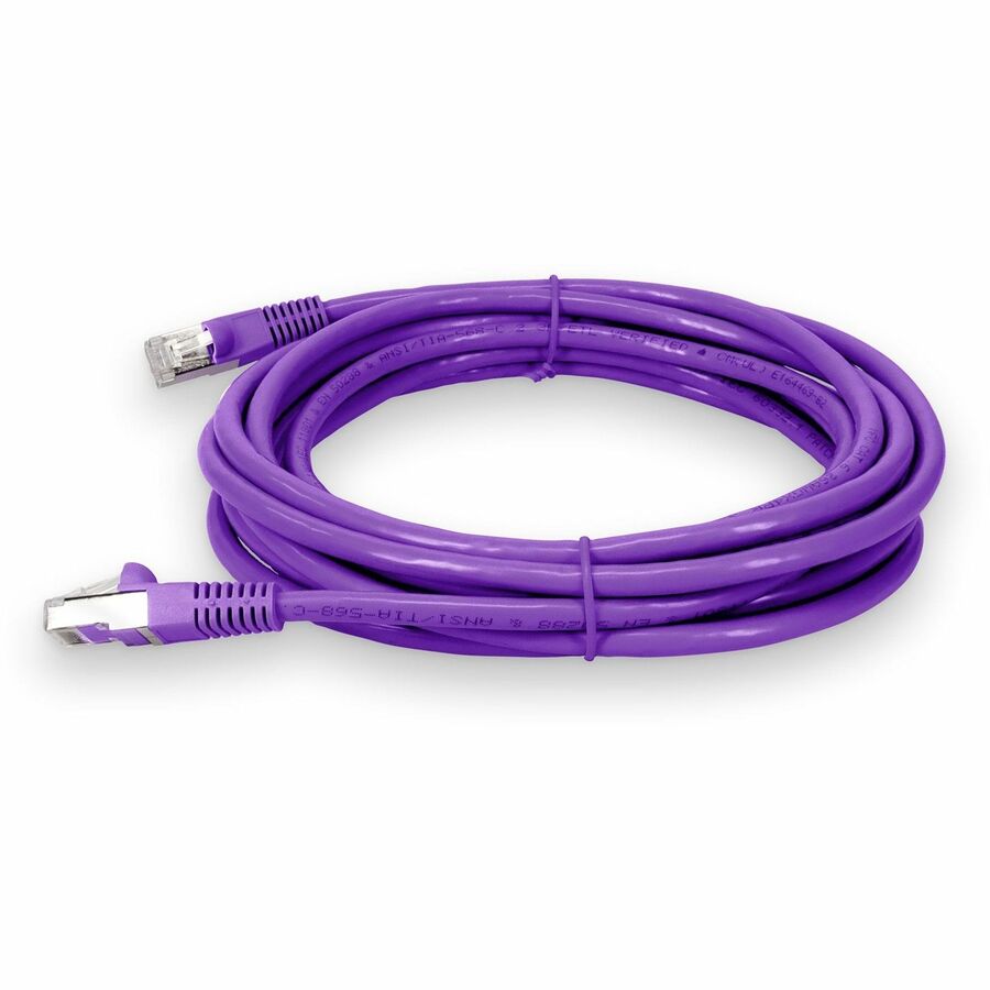 50FT VIOLET CAT6 STP PVC