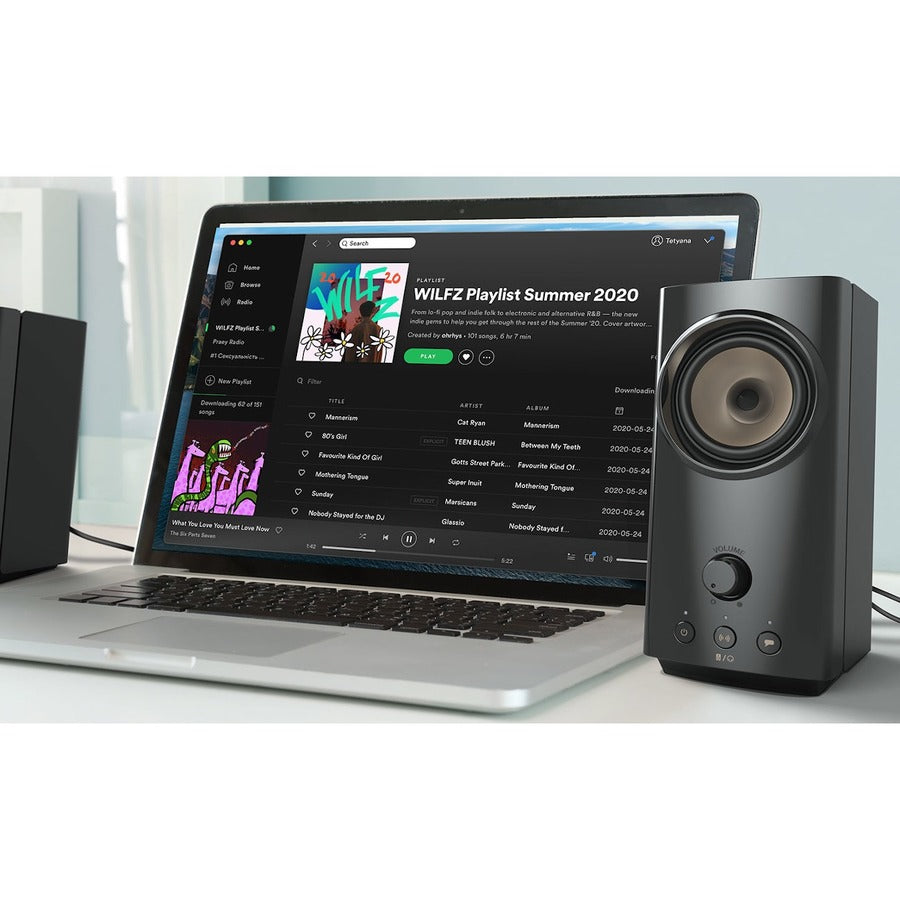 Creative T60 2.0 Bluetooth Speaker System - 30 W RMS - Black