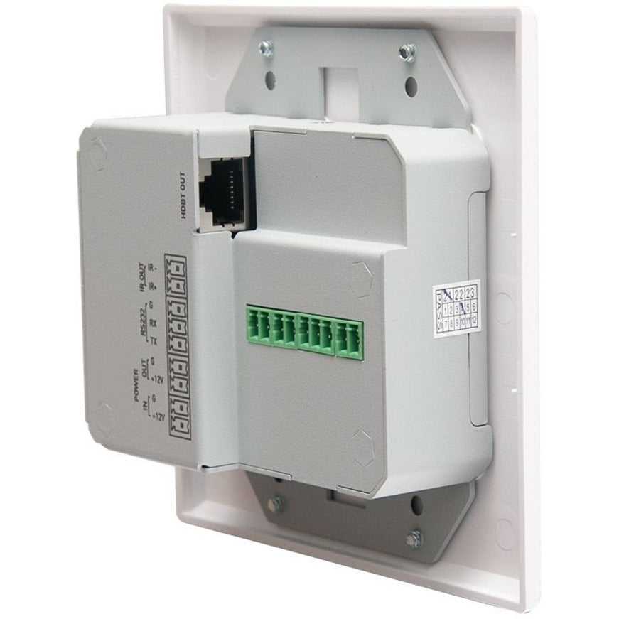 C2G HDBaseT HDMI Extender + VGA, 3.5mm, RS232 and IR over Cat - Dual Gang HDMI Wall Plate Transmitter - 4K 60Hz