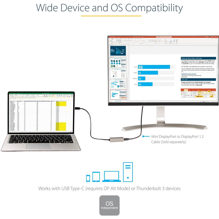 12IN USB C TO MINI DISPLAYPORT