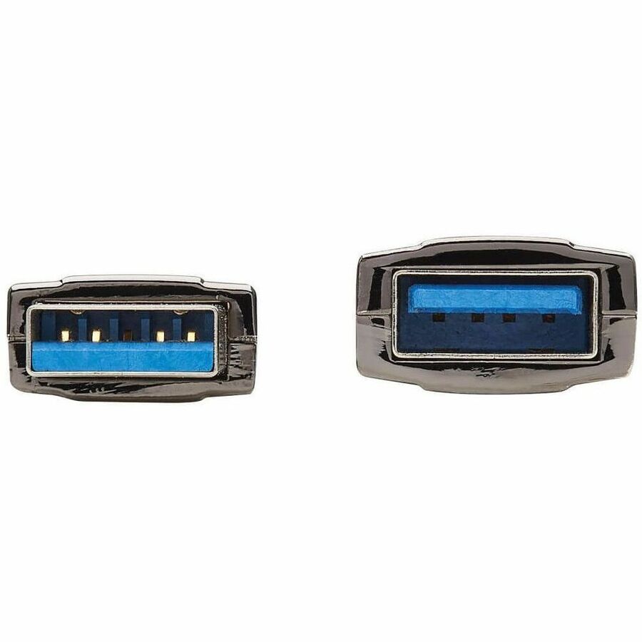 Eaton Tripp Lite Series USB 3.2 Gen 1 CL3-Rated Fiber Active Optical Cable (AOC) - Extension/Repeater, A M/F, Black, 20 m (65 ft.)