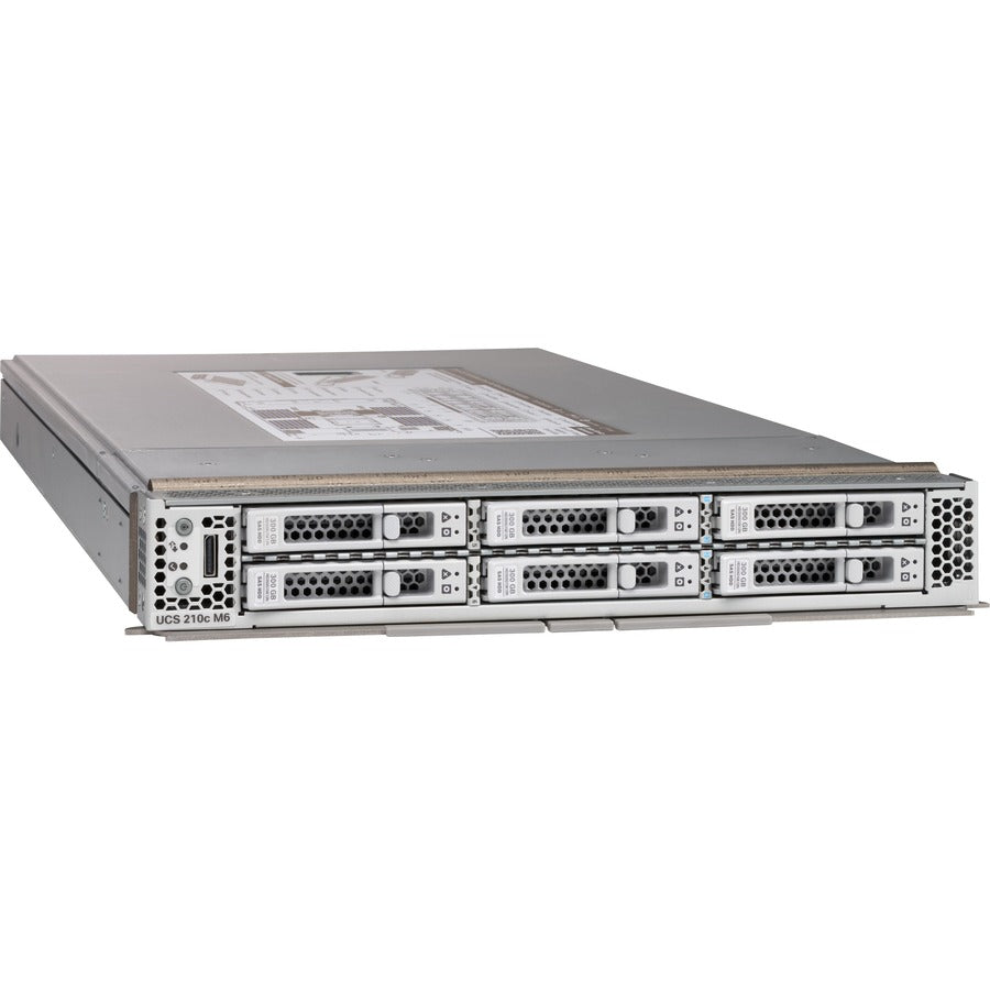 Cisco UCS X210c M6 Barebone System - 2 x Processor Support