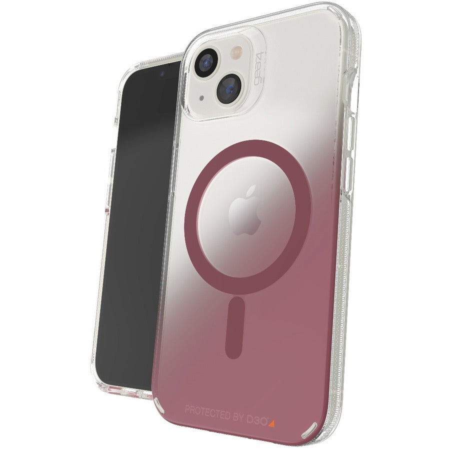 gear4 Milan Snap MagSafe Compatible Clear Case with Beautiful Detailing for iPhone 13