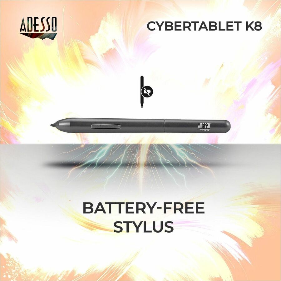 8X5 WIDE SCREEN GRAPHIC TABLET