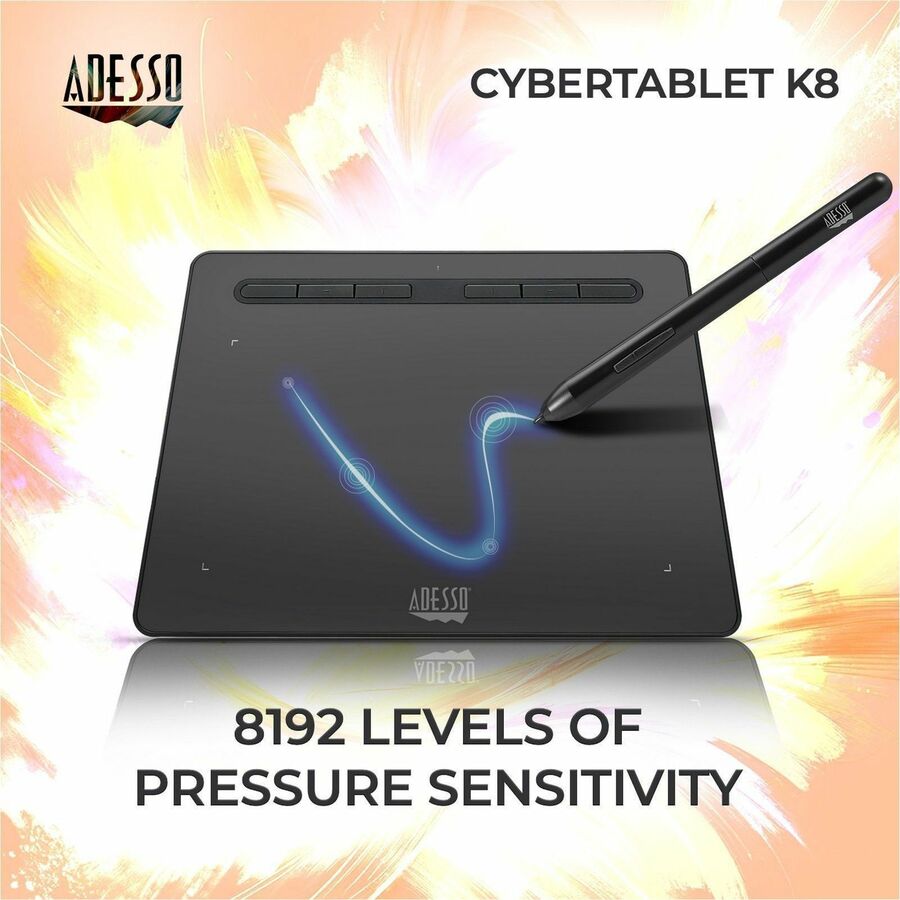 8X5 WIDE SCREEN GRAPHIC TABLET