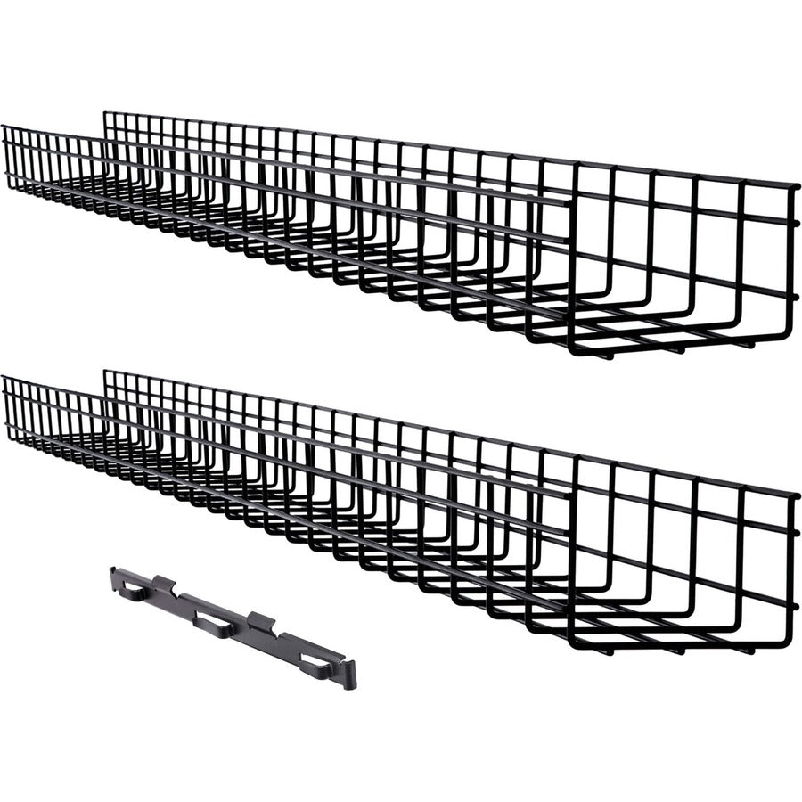 Eaton Tripp Lite Series Wire Mesh Cable Tray - 150 x 100 x 1500 mm (6 in. x 4 in. x 5 ft.), 2-Pack