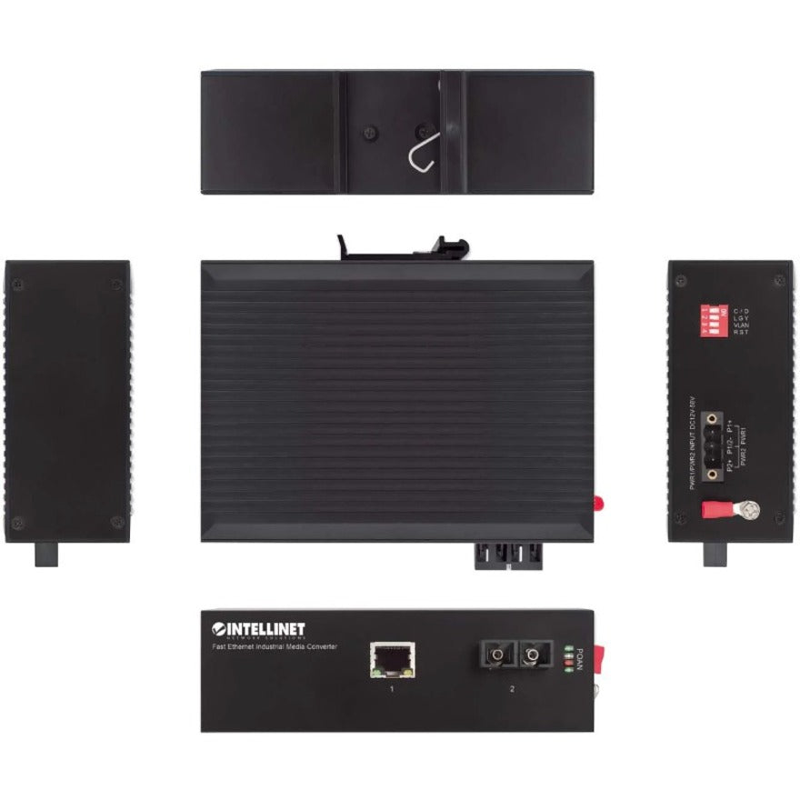 Intellinet Industrial Fast Ethernet Media Converter