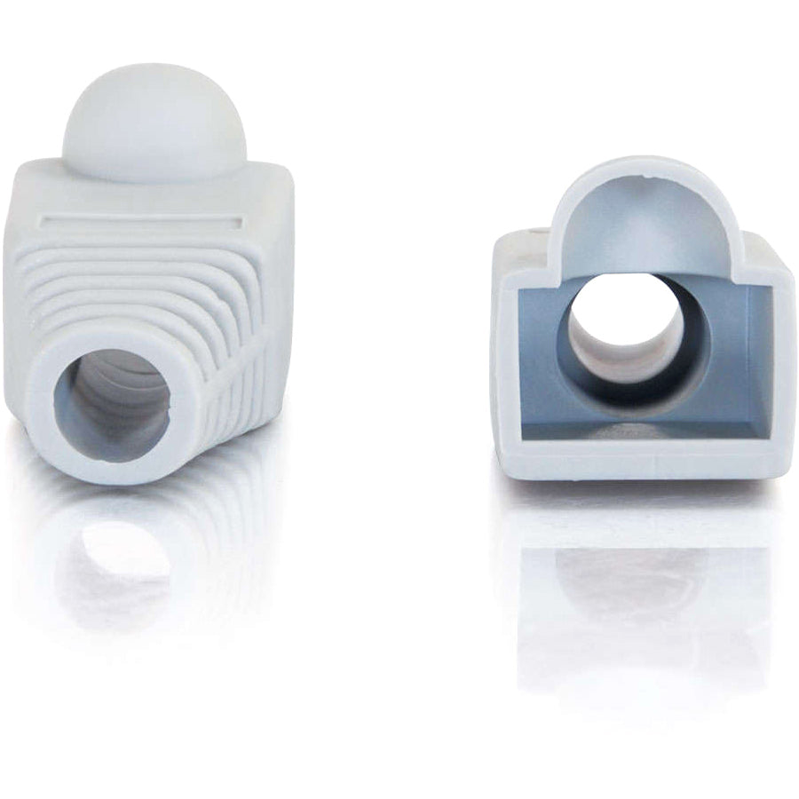 C2G RJ45 Snagless Boot Cover 50-Pack - Gray (TAA Compliant)