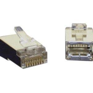 RJ45 STP CAT5 MOD PLUG RND