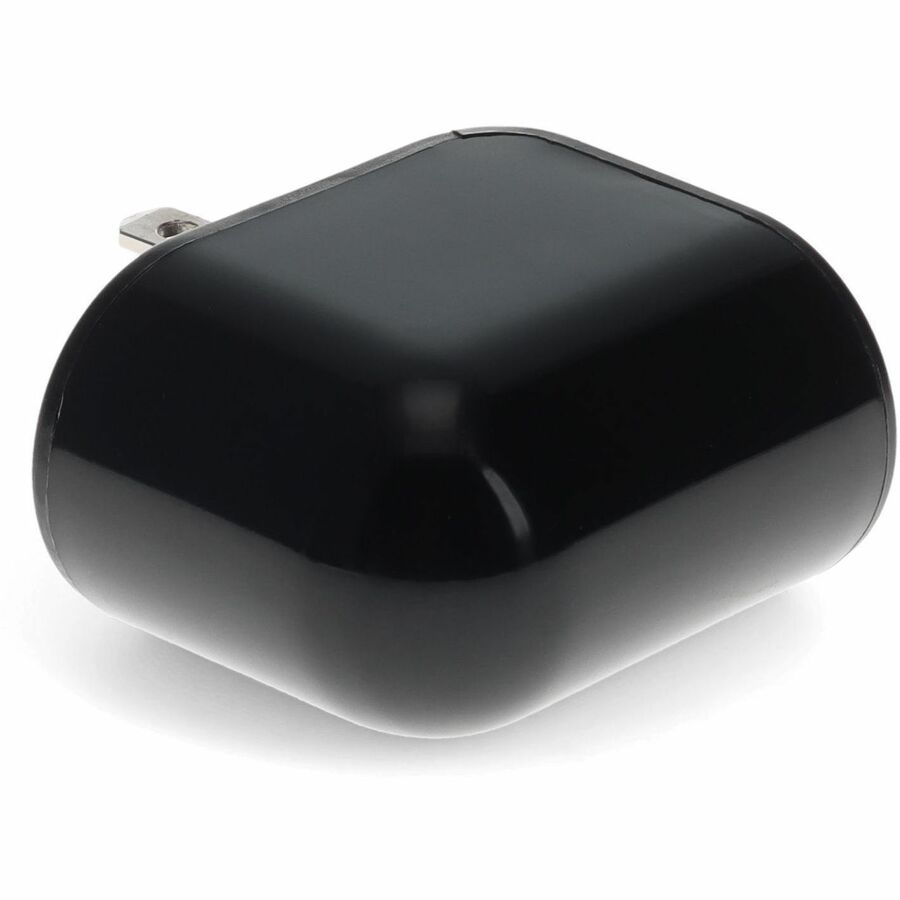 AddOn Wall Plug to USB 2.0 (A) 5V 2.4A for US Black