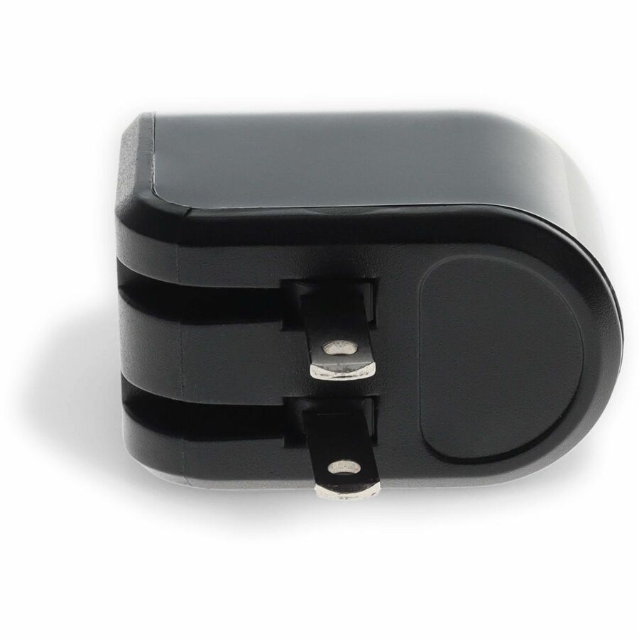 AddOn Wall Plug to USB 2.0 (A) 5V 2.4A for US Black