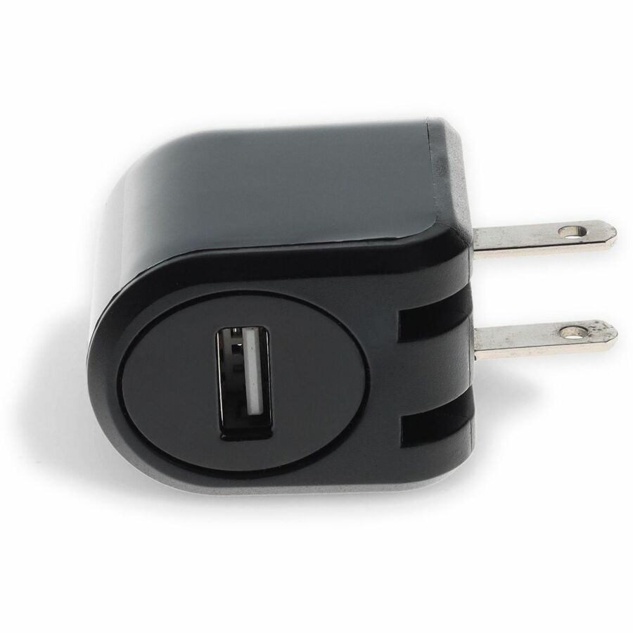 AddOn Wall Plug to USB 2.0 (A) 5V 2.4A for US Black