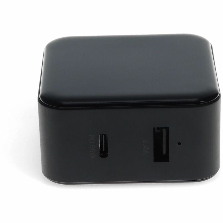 AddOn Wall Plug to USB 3.1 Type (C) 15V at 3A, or 20V at 3A 60W total for US Black