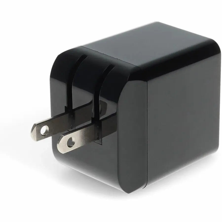 Wall Charger 1X USB-C 3.1 5V at 3A, 9V at 2A, or 12V at 1.5A 18W total, Black