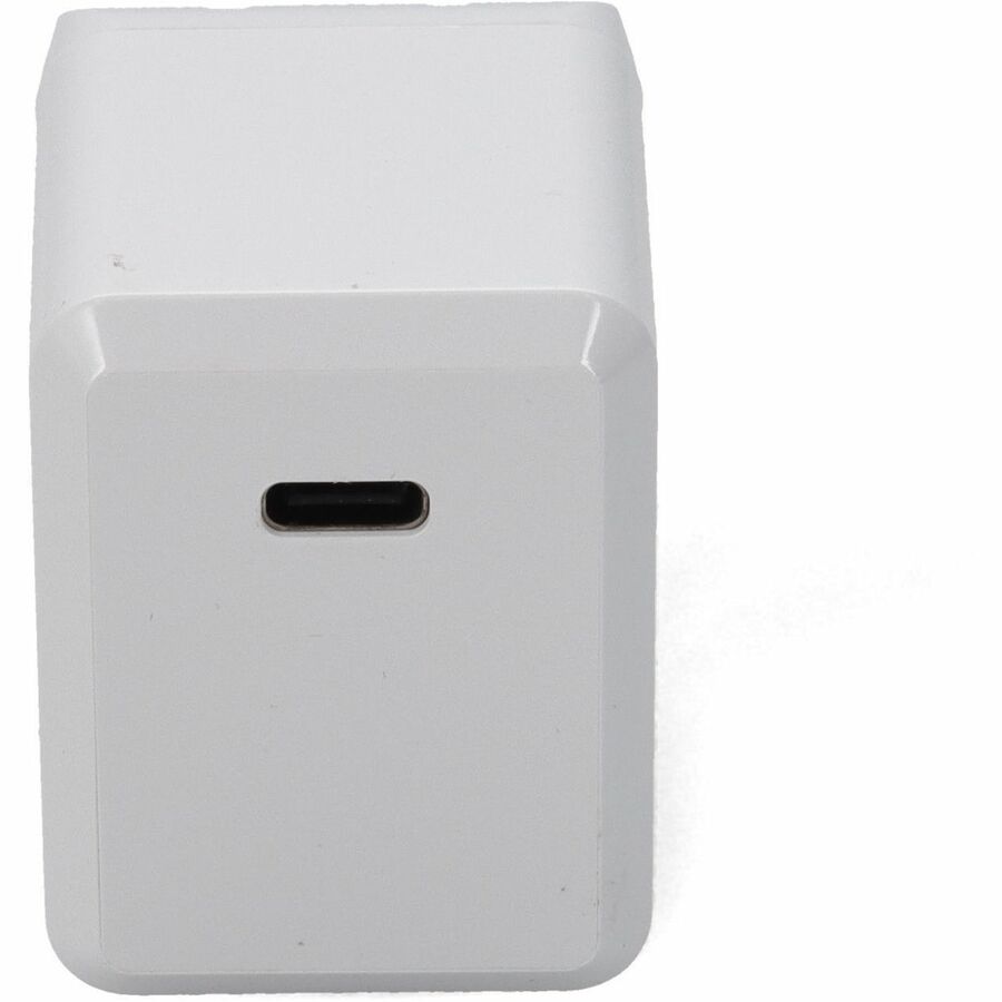 Wall Charger to 1X USB-C 3.1 5V at 3A, 9V at 2A, or 12V at 1.5A 18W total, White