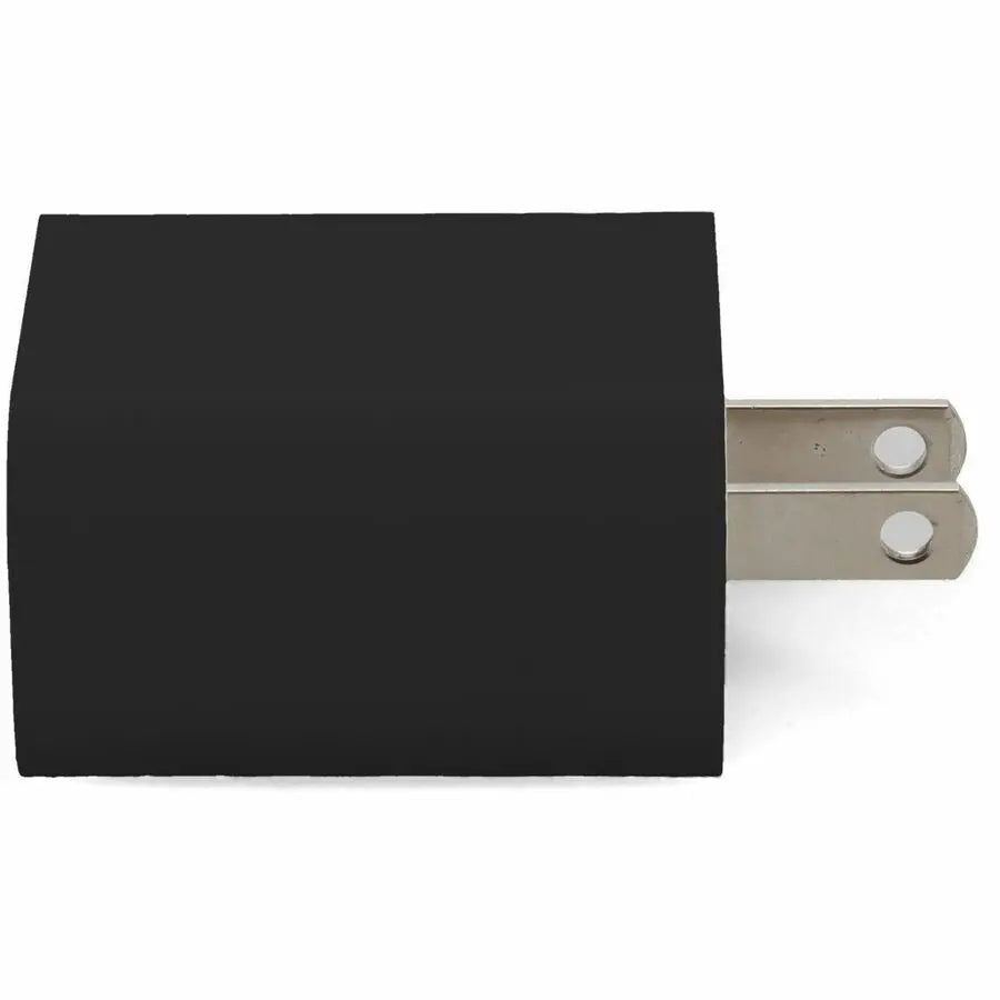 Wall Charger to 1X USB-C 3.1 5V at 3A, 9V at 2.22A, or 12V at 1.67A 20W total, Black