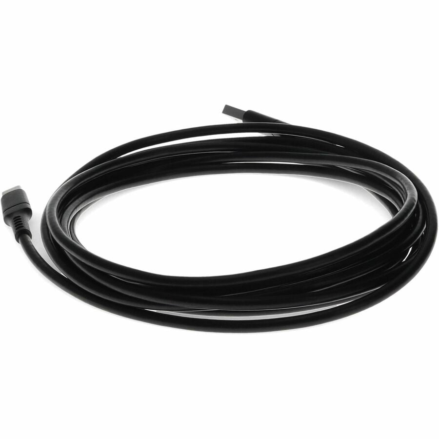 10ft (3m) USB-C Male to USB-A 2.0 Male Sync and Charge Cable Black