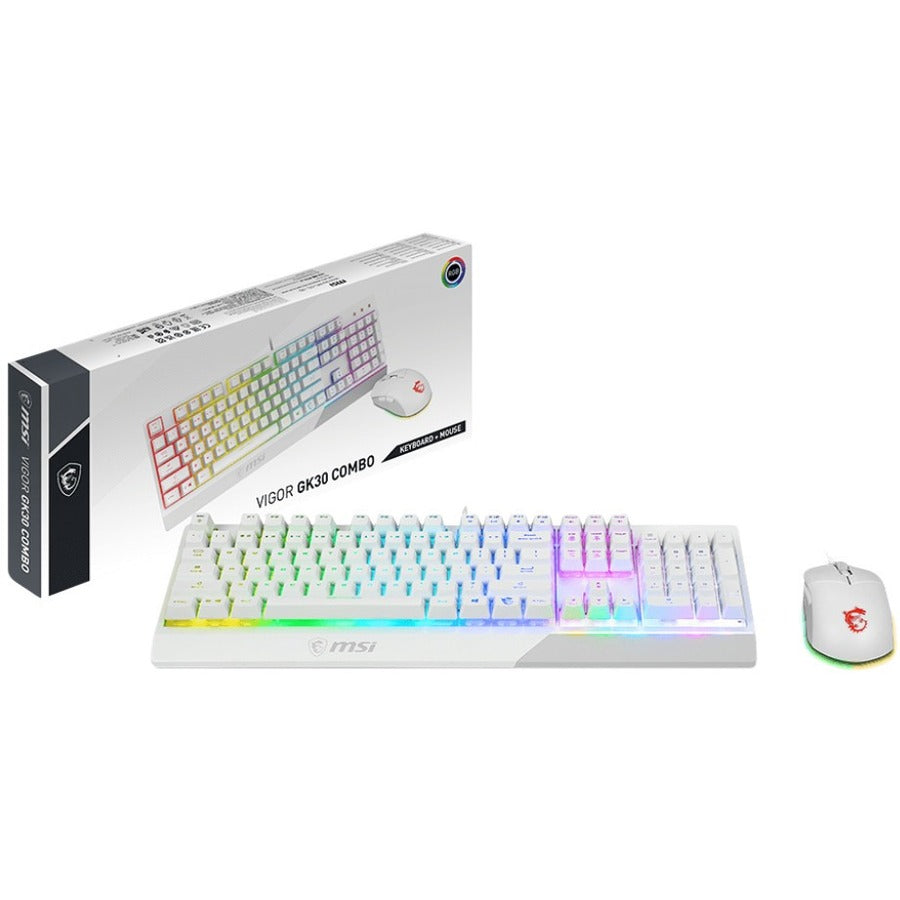 MSI Vigor GK30 White Gaming Keyboard