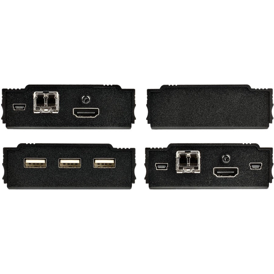 StarTech.com 4K HDMI KVM Extender over Fiber, HDMI Video & USB over Fiber, up to 984ft/300m (MultiMode), 10G MMF SFP+ Modules