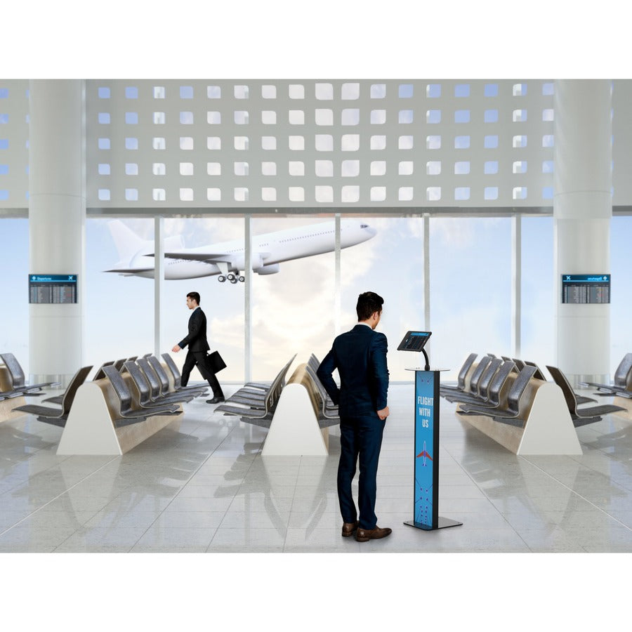 FLOOR STAND WORKSTATION WITH