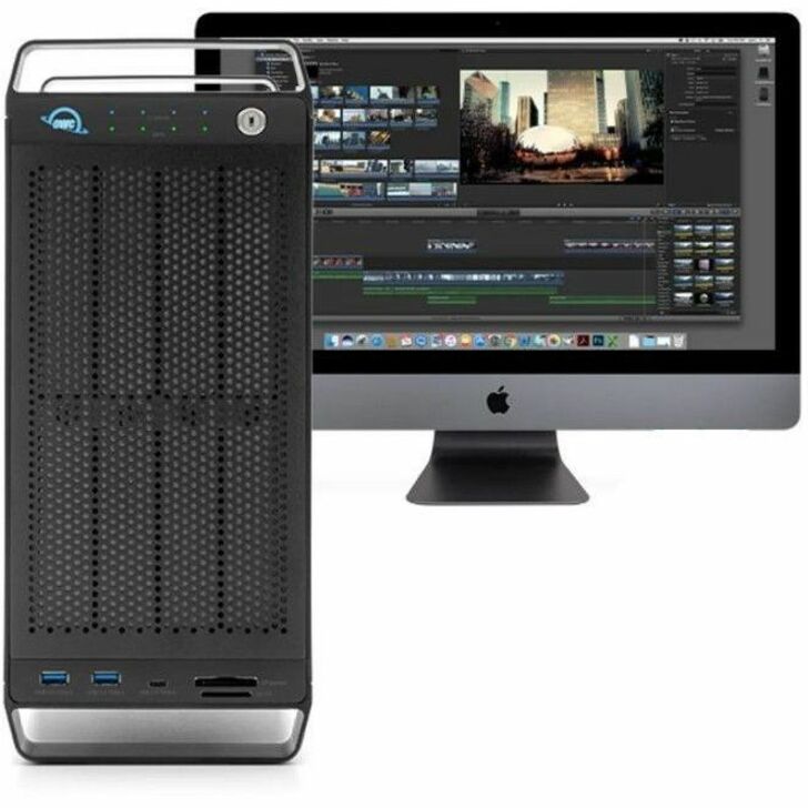 OWC ThunderBay Flex 8, 8-Bay Storage + 8-Port Docking Connectivity + PCIe Expansion Enclosure
