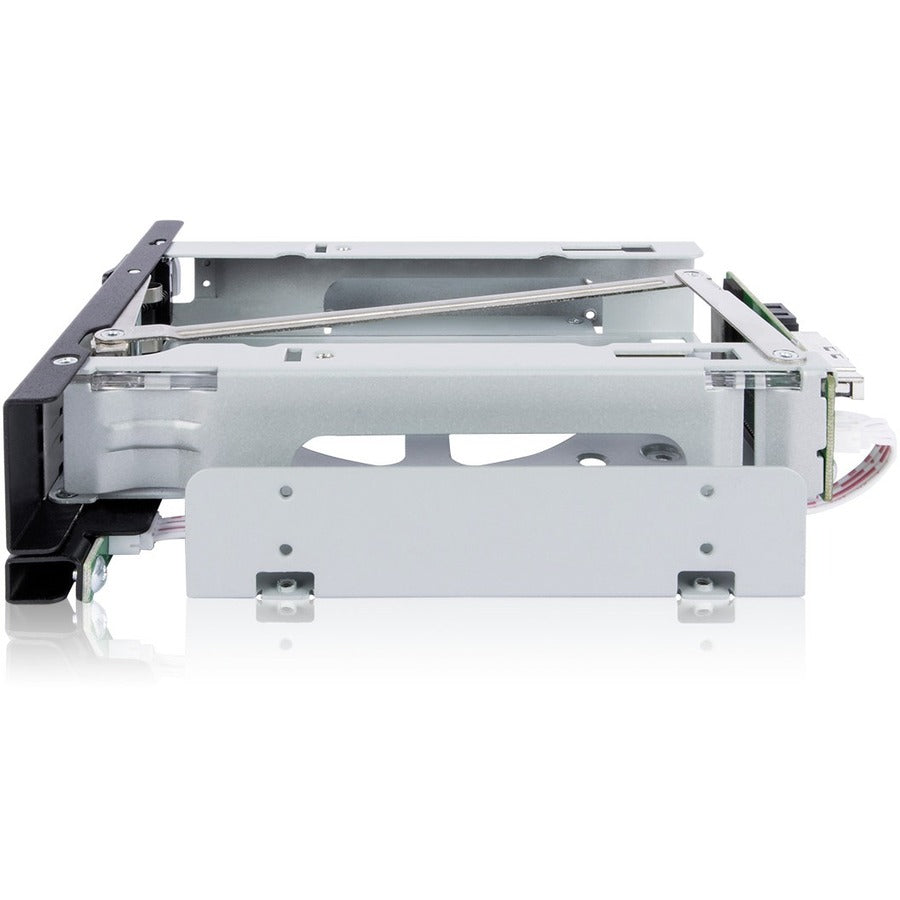 Icy Dock TurboSwap MB171SP-1B Drive Bay Adapter for 5.25" SATA, Serial Attached SCSI (SAS) - SATA Host Interface External - Black