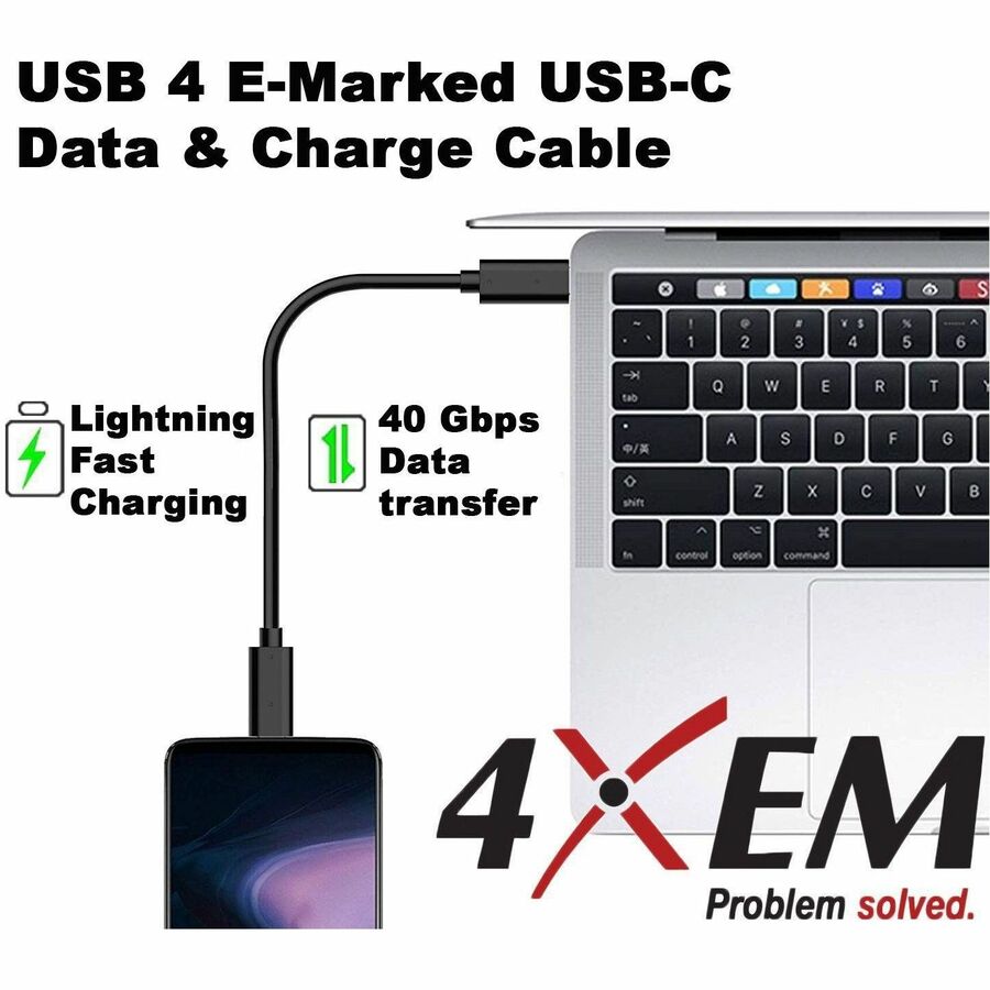 4XEM USB-C to C 40 Gigabit 150CM/1.5M C