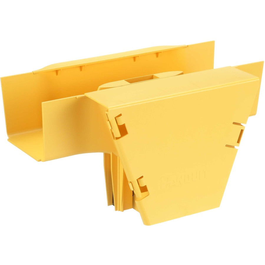 Panduit FiberRunner® Vertical Tee, 90°, 4x4, Yellow