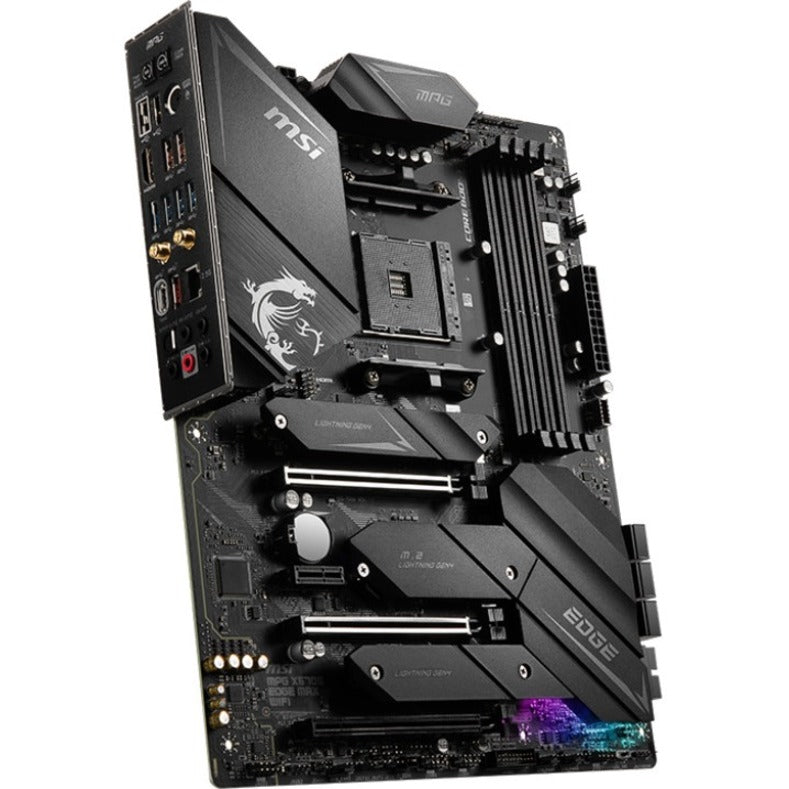 MSI MPG X570S EDGE MAX WIFI Desktop Motherboard - AMD X570 Chipset - Socket AM4 - ATX
