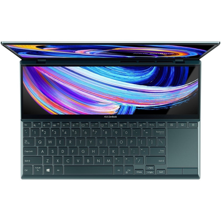 Asus ZenBook Duo 14 UX482 UX482EGR-XB74T 14" Notebook - Full HD - Intel Core i7 11th Gen i7-1195G7 - 16 GB - 1 TB SSD - Celestial Blue