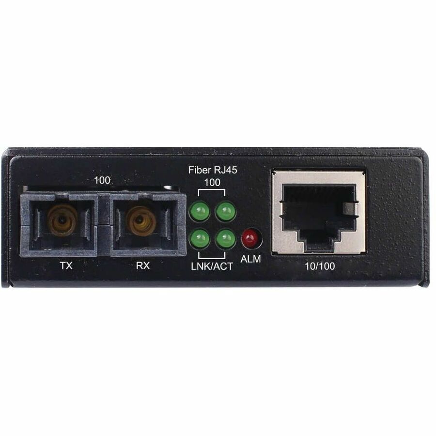 Eaton Tripp Lite Series Hardened Copper to Fiber Media Converter - 10/100 Mbps, RJ45/SC Multimode, -10° to 60°C, 2 km (1.2 mi.), TAA