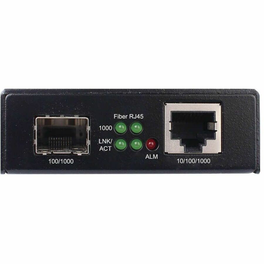 Eaton Tripp Lite Series Hardened Gigabit Fiber to Ethernet Media Converter, 10/100/1000 Mbps, RJ45/SFP, -10° to 60°C, TAA