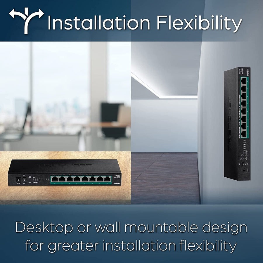 8-PORT UNMANAGED 2.5G POE+ SW