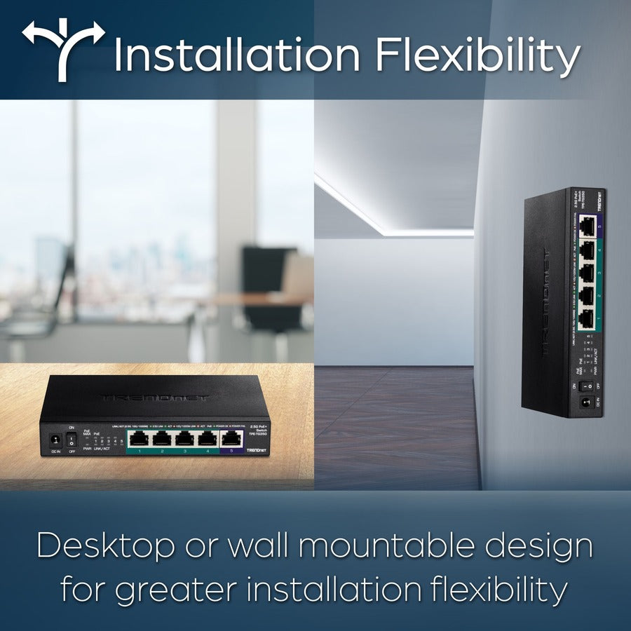 5-PORT UNMANAGED 2.5G POE+ SW