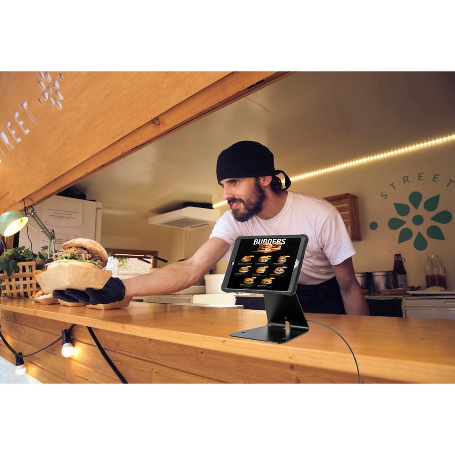 CTA Digital Magnetic Splash-Proof Case with Metal Mounting Plates and Table Stand for iPad 7th/ 8th/ 9th Gen 10.2â€, iPad Pro 10.5â€