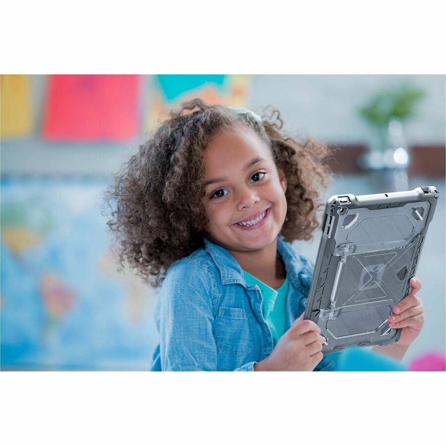 Shield Extreme-X2 for iPad 9 10.2" (Fits iPad 7/8/9) (Black Bezel-Gray Case)