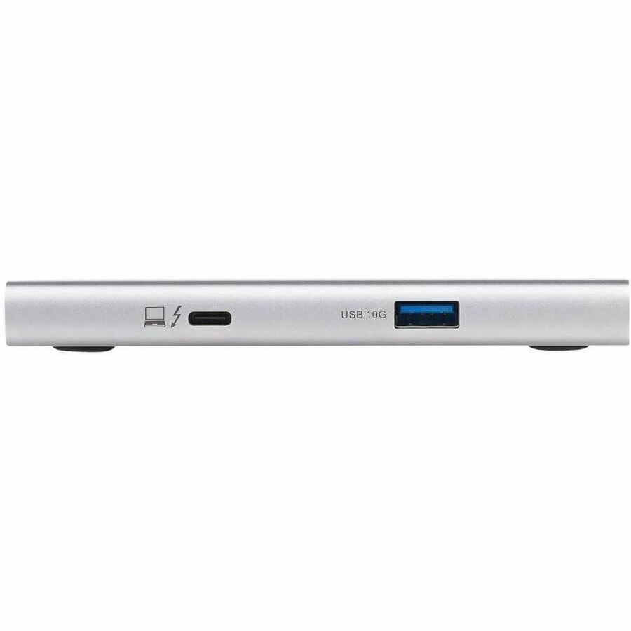 Eaton Tripp Lite Series 4-Port Thunderbolt 4 Hub - 8K, 2x 4K 60 Hz, USB 3.2 Gen 2, USB-A Port, 100W Charging, Gray