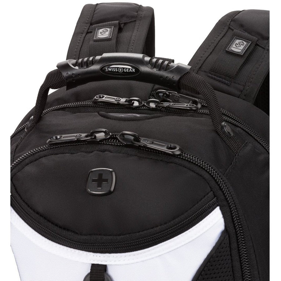 SwissGear ScanSmart 1900204418 Carrying Case (Backpack) for 17" Notebook - Black/White