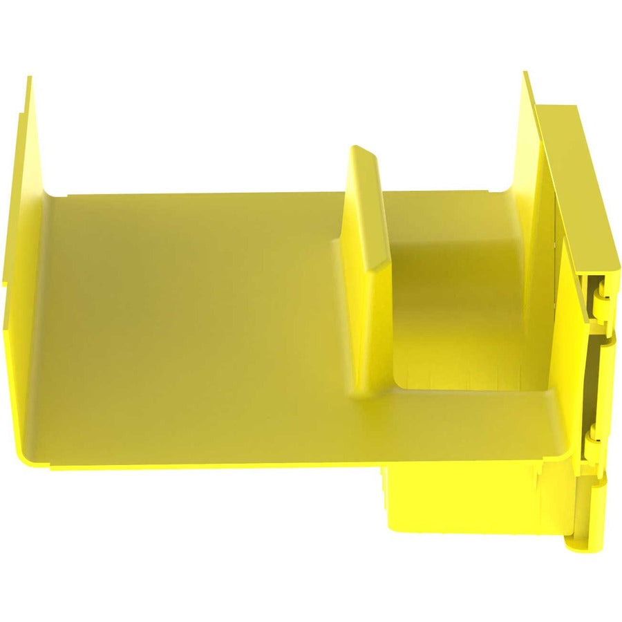 Panduit FiberRunner® Vertical Tee, 90°, 12x4, Yellow