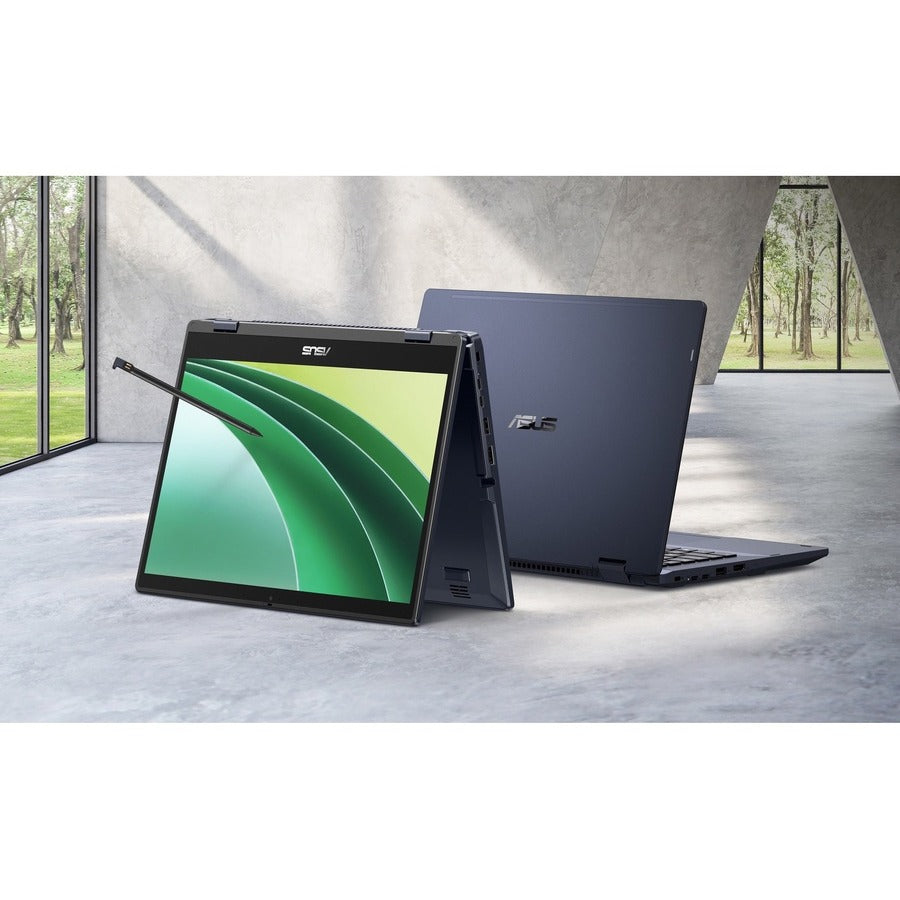 Asus ExpertBook B3 Flip B3402 B3402FEA-XH74T 14" Touchscreen Convertible 2 in 1 Notebook - Full HD - Intel Core i7 11th Gen i7-1165G7 - 16 GB - 512 GB SSD - Star Black