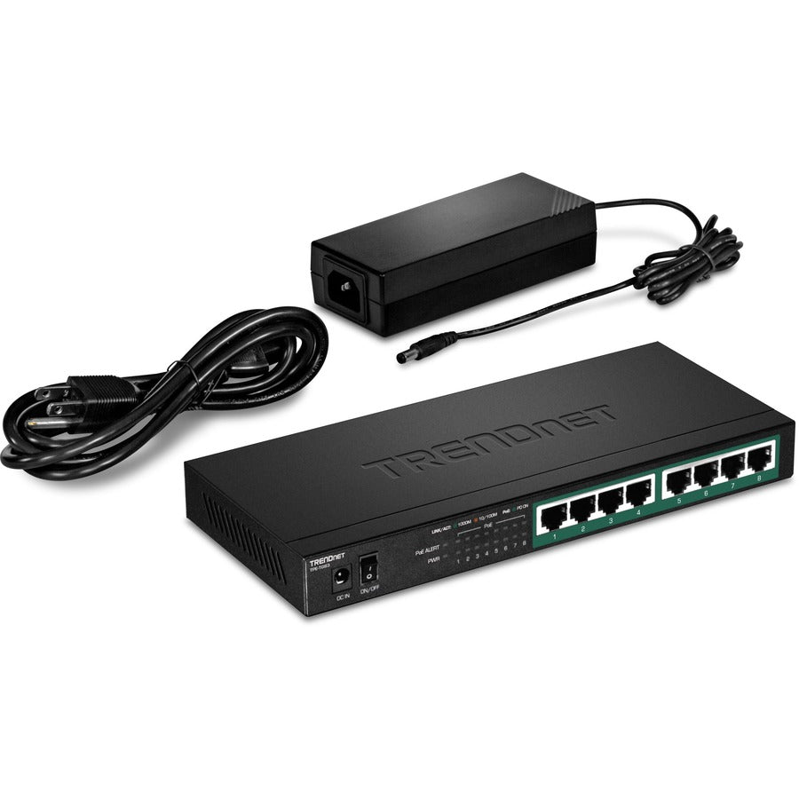 8 Port Gigabit PoE plus Switch