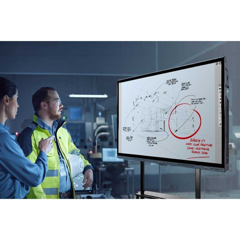 ViewSonic ViewBoard IFP8662 - 4K UHD Interactive Display with Integrated Software, 65W USB C, RJ45 - 350 cd/m2 - 86"