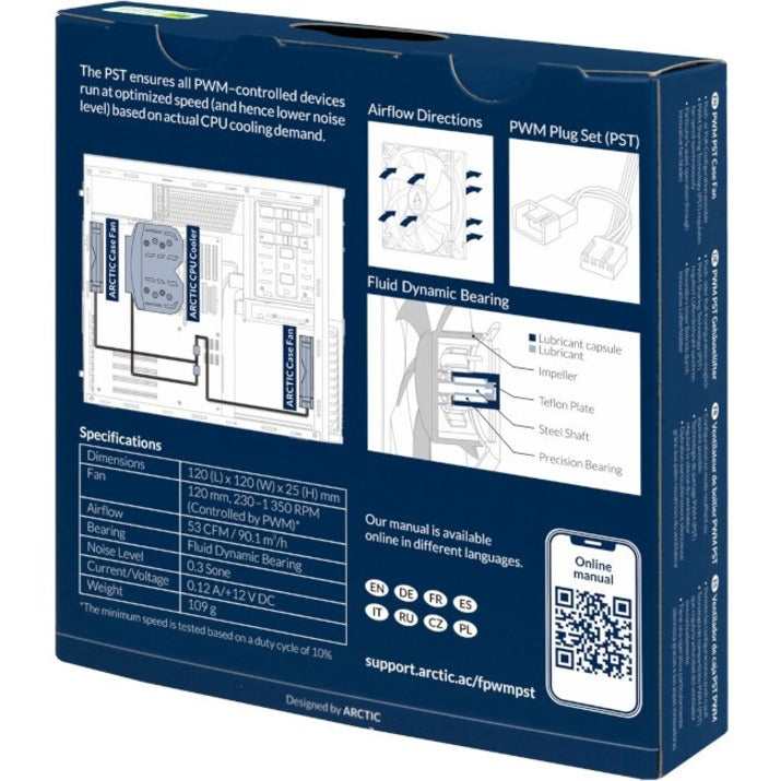 Arctic 120 mm PWM PST Case Fan